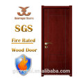 Alta qualidade BS476 sound proof fire rating porta de madeira